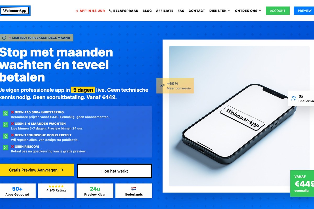 WebnaarApp platform